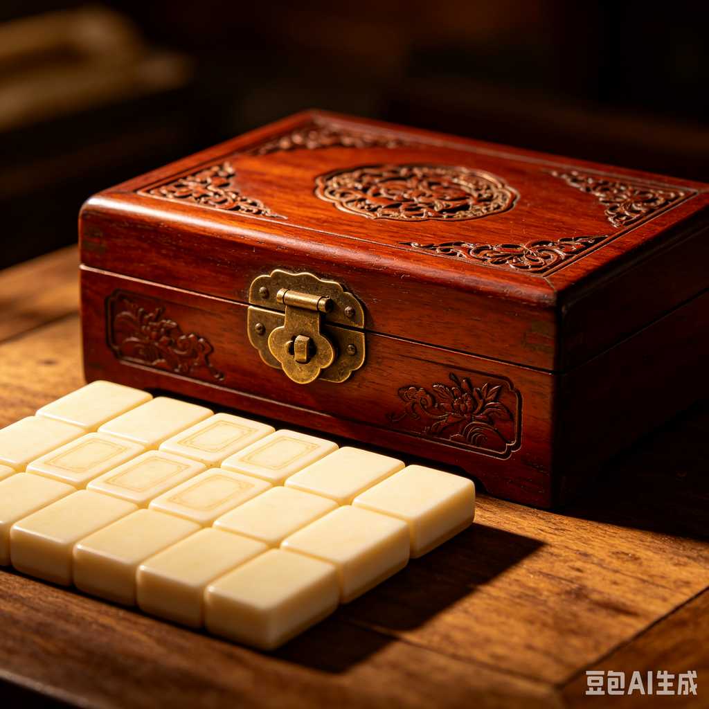 muted color mahjong set