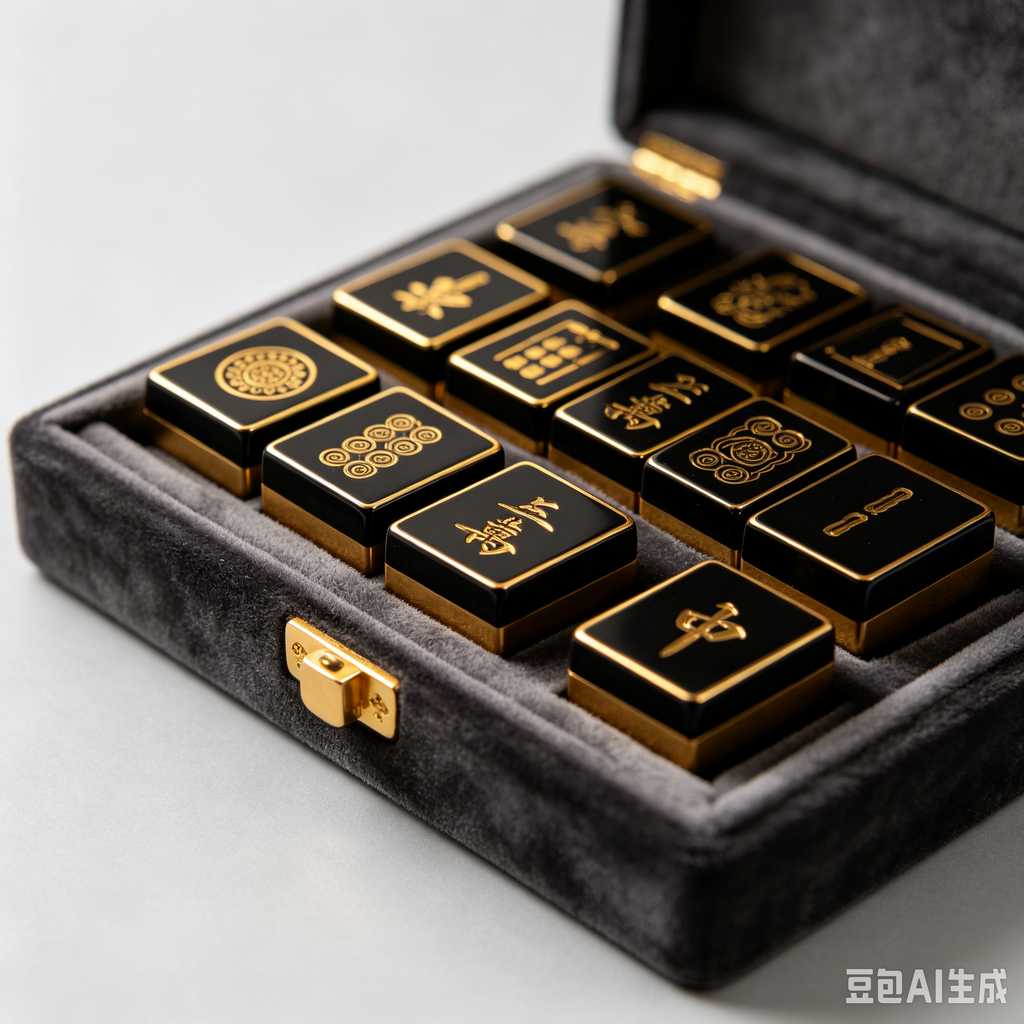 luxury carving mahjong tiles
